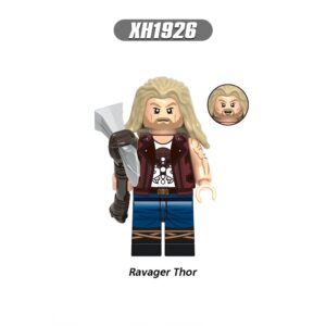 【 Toy World 】 Children Brinquedos De Construção Maravilha Predador Thor Valkyrie Star-Lord Minifiguras Vingadores nano