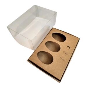 Caixa Para Ovo De Colher – Trio De 100g – 10 Uni Ovo Pascoa