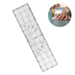 RÉGUA 15X60CM 100% ACRÍLICO PARA ARTESANATO PATCHWORK SCRAPBOOK