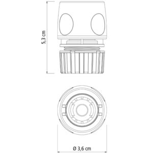 Kit 2 Adaptador Fêmea Torneira + 2 Engate Rápido Mangueira