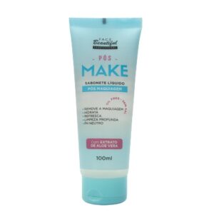 Kit Sabonete Liquido Face Beautiful + 1 Frasco Pump Espumador Com Escova De Silicone