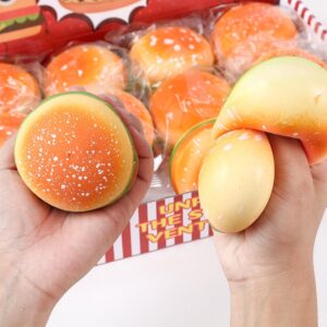 Squishy Mini Hamburguer Fidget Anti Stress Brinquedo Sanduiche Brinquedo