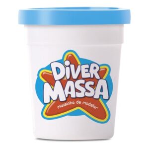 kit 20 Potes 50Gr Massinha Diver Massa Coloridos Avulso – Divertoys
