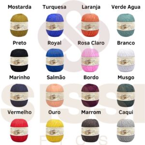 Kit 5 Unidades Linha Pérola Fio 2 (Mesma Espessura Anne) Escolha Cores no Chat