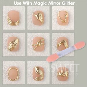 20pcs Esponja Dupla Face De Pó Glitter