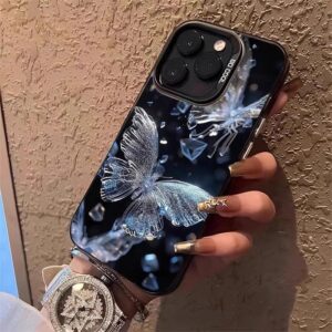 Capinha Capa Resistente A Choques De Linda borboleta iPhone xs max xr 7 8 11 12 13 14 15 16 pro max cas