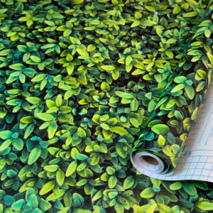 Papel de Parede Jardim Vertical 5 metros Adesivo Folhas Folhagem Verde Decoração Sala Quarto