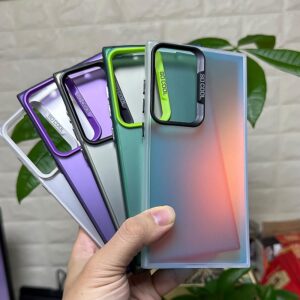 Luxo Fosco Macio TPU Caso De Telefone Para Samsung S24 FE S23 A35 S22 Plus Ultra A05S A15 A25 A55 A14 A54 5G Fino À Prov