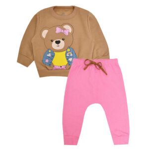 Conjunto Moletom Bebê Menina. Ótima qualidade Inverno tamanho P ao 3