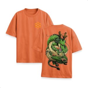 Camiseta Masculina 100% Algodão Estampada Dragon Ball Shenlong