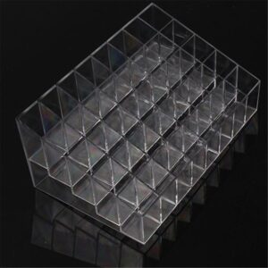(GQBB) 40 Grades Transparente Arílico Trapézio Batom Titular Organizador Cosmético/display/Suporte