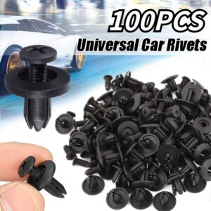 fixadores de parafuso plastico 100pçs Pára-Choques Plástico Fixador De Rebite Fivela De Expansão