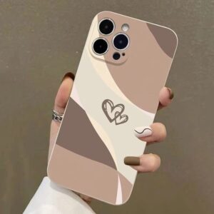 Capa De Telefone Pintada Em Forma De Coração Para POCO X6 M6 F6 X5 Pro Xiaomi 14T 13T 11T Mi 11 12 13 Lite Silicone Maci