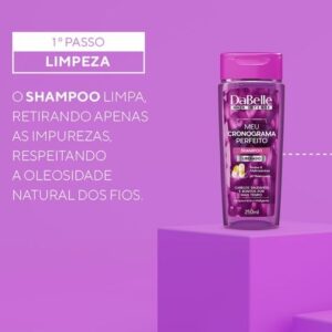 Dabelle Meu Cronograma Perfeito Tratamento Hidratação Nutrição Reconstrução Protetor Térmico Creme Capilar