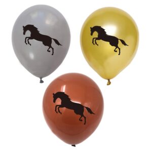 10pcs 12inch Horse Cowboy Latex Balão De Para Crianças Festa De Aniversário Suprimentos De Decoração