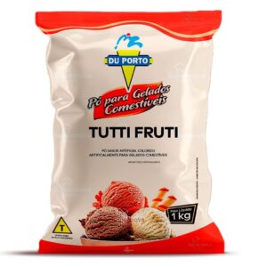 PÓ PARA GELADOS COMESTÍVEIS TUTTI FRUTI 1KG – DU PORTO