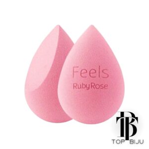 Esponja de Maquiagem Soft Blender Feels Para Pele/Rosto Gota – Ruby Rose