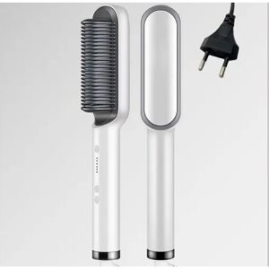 Escova Alisadora Anion Hair Pro 3 em 1 , Secador, Chapinha e Modelador de Cachos Bivolt Alex