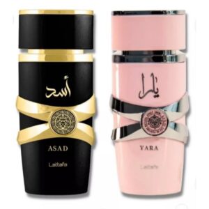 2 Perfumes Árabe kit Para Você seu Amor Lançamento YARA + ASAD