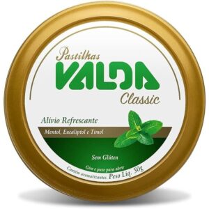Pastilhas Valda Classic Lata de 50g Cada