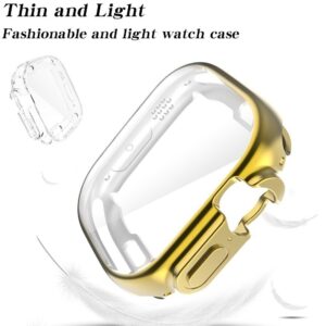 Capa do smartwatch case TPU protetora para apple watch ultra 49mm silicone cor transparente New
