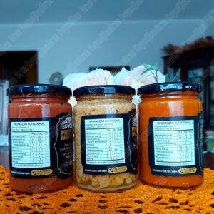 Kit Doce Diet Zero Adição de Açúcares – Ambrósia, Goiabada Jam Cascão e Doce de Abóbora com Coco – Fazenda de Minas