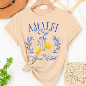 Camiseta Feminina Lançamento Estampada Amalfi Fruta Limao 100% algodão