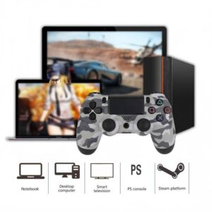 Controle PS4 Camuflado joystick sem fio Com Cabo Carregável
