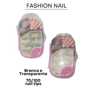 Kit Unhas Postiças 100 Peças