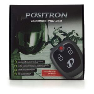 Alarme Para Motos Pósitron Duoblock Pro 350 G8 Universal 2 Controles, Sensor de Movimento e Presença