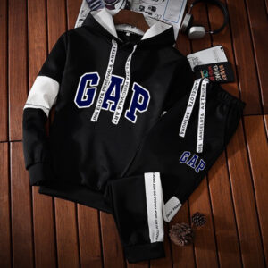 Conjunto De Moletom Com Capuz Um Suéter Masculino Baju Hodie Set Hoddie Anime Preto E Jogger Hod