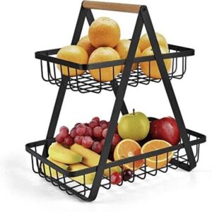 Fruteira de Mesa Premium Aramado Cesta de Frutas