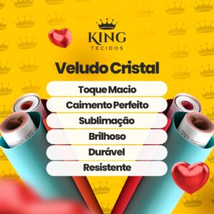 Tecido Veludo Cristal 1 Metro Promoção (Veludo Alemão)
