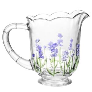 Jarra de Cristal Lavanda Hand Painting 1,3L – Lyor