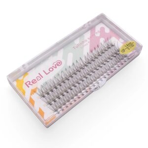 Cílios Tufinho Sem Nó Real love 8mm, 10mm, 12mm e 14mm