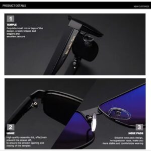 Mercedes-Benz óculos de sol masculino Moda Novo Estilo Polarizado UV400