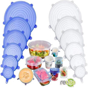 TAMPAS PANELA SILICONE UNIVERSAL REUTILIZÁVEL ELÁSTICA