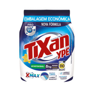 Lava Roupas em Pó Primavera Pro Sachê 8kg Tixan Ypê