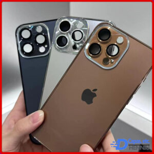 Capa De Telefone Fosca De Vidro Temperado AG De Luxo Para iPhone 16 15 14 13 12 11 Pro Max