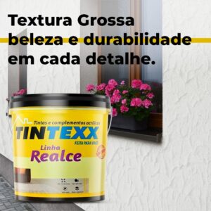 Textura grossa Tintexx 25kg Interno & externo Revestimento parede Acabamento Texturizado Rústica