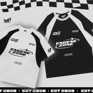 (XS-6XL) Camisetas ENGENEZONE 3d Carta Imprimir Roupas Masculinas Manga Curta Estilo Americano Tops Summer Sweatshirts Casual Tees