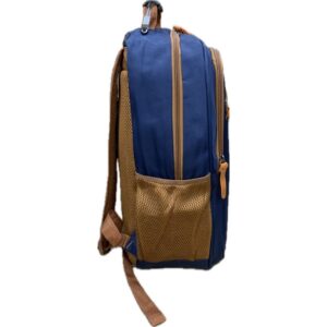 Mochila Masculina Com Couro Impermeável Resistente Grande 487-10