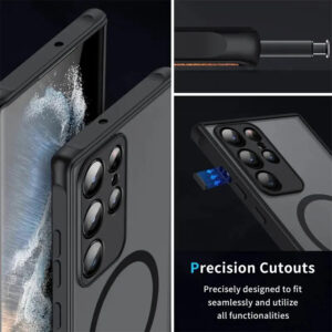 Capa Para Samsung Galaxy S25 S24 S23 S22 S21 FE Plus Ultra , De Telefone Magsafe
