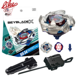 Beyblade X BX-34 Cobalt Dragoon Xtreme Com Lançador Led Grip Conjunto Para Explosão Criança Brinquedos Crianças Menino