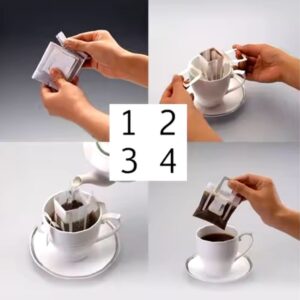50 Coador De Café Filtro Dose Única Individual Descartável