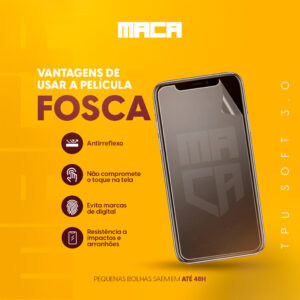 Película de Hidrogel Redmi Note 13 Pro 5g Transparente ou Fosca Frontal