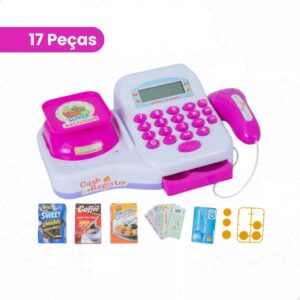 Caixa Registradora Mercadinho Completo Menina Infantil