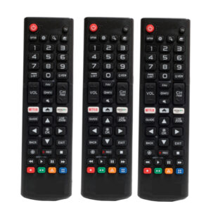 Kit 3un controle tv lg smart 4K led varias versoes Netflix, Amazon