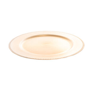 Sousplat de Plástico Dourado Wolff 25cm