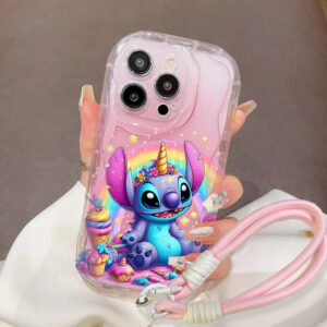 Stitch Sweets Cartoon Case Para Samsung A35 A55 A50 A30S A50S A23 A15 A25 A22 A33 A53 A20 A30 A12 A31 A51 A21S A05 A05S